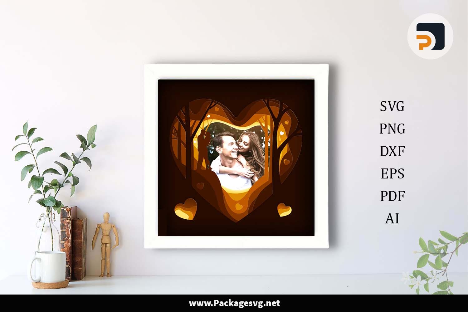 3D Custom Photo Shadow Box SVG