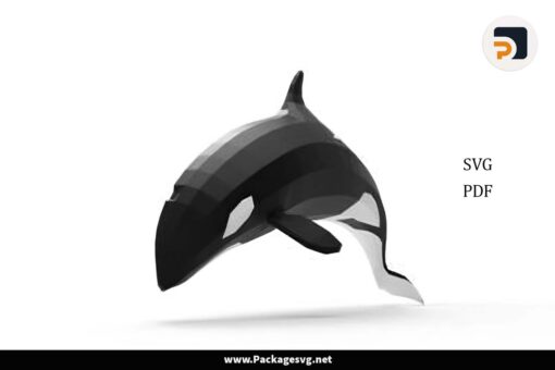 3D Whale Paper Craft PDF