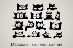 15 Cat Designs Bundle LGEY60X2|