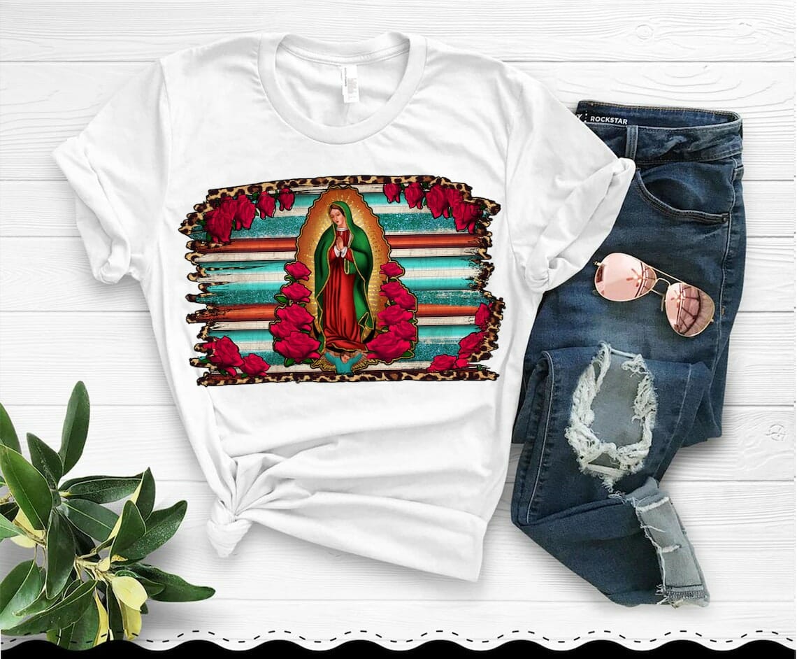 Virgen de Guadalupe Design Digital Download||