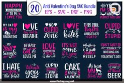 Anti Valentine's Day SVG Bundle