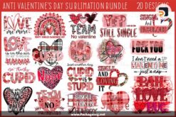Anti-Valentine's Day Sublimation Bundle