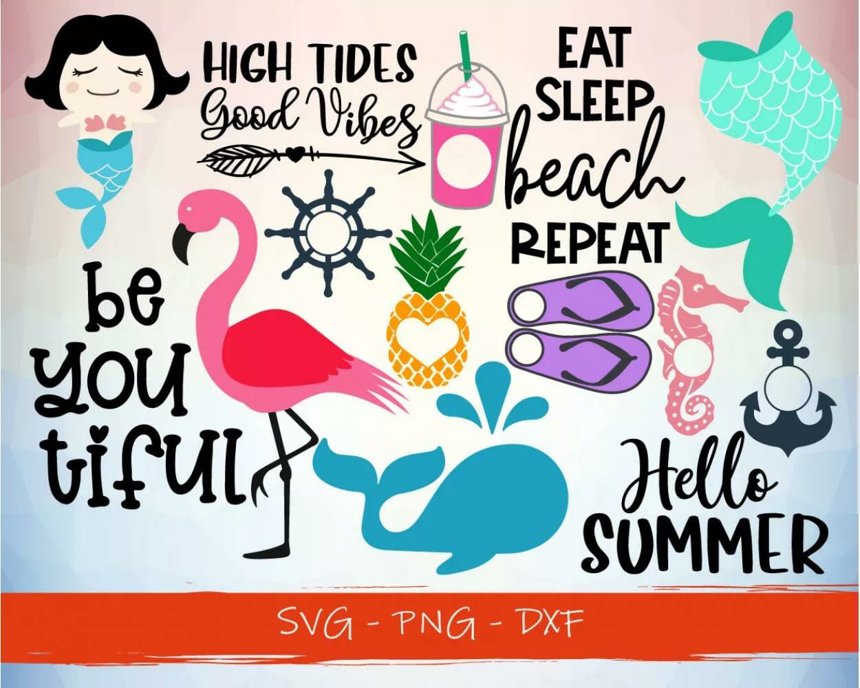 150+ Designs Summer SVG PNG DXF Digital Download LETCY91Z||||Beach SVG Bundle