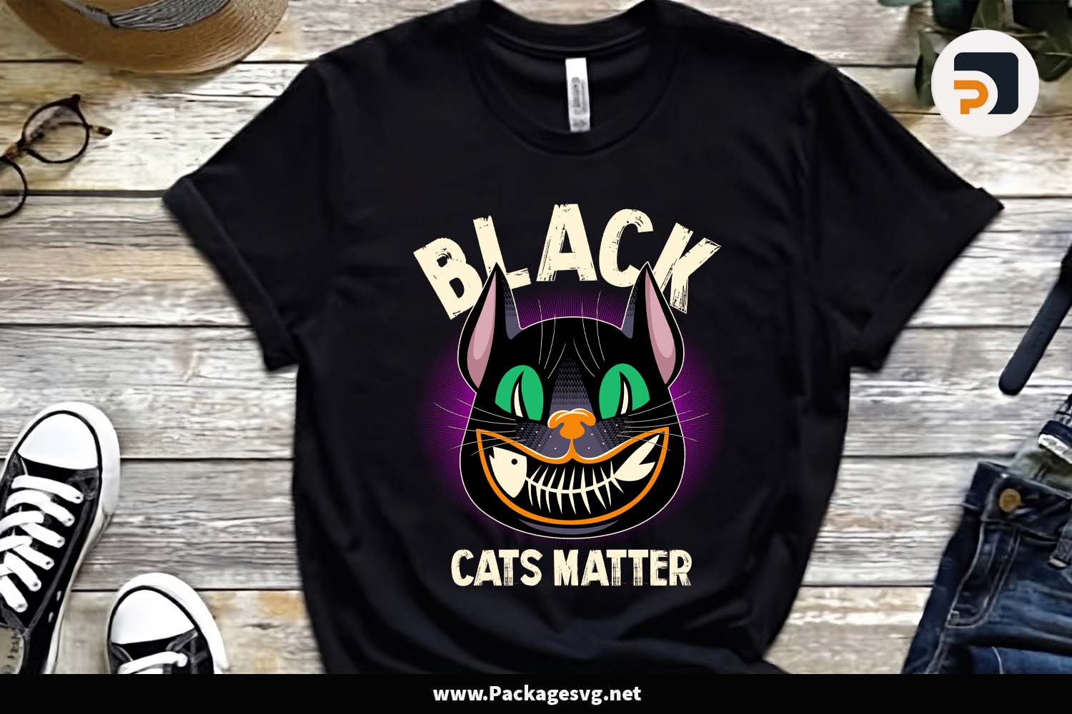 Black Cats Matter PNG EPS AI CDR Digital Download|