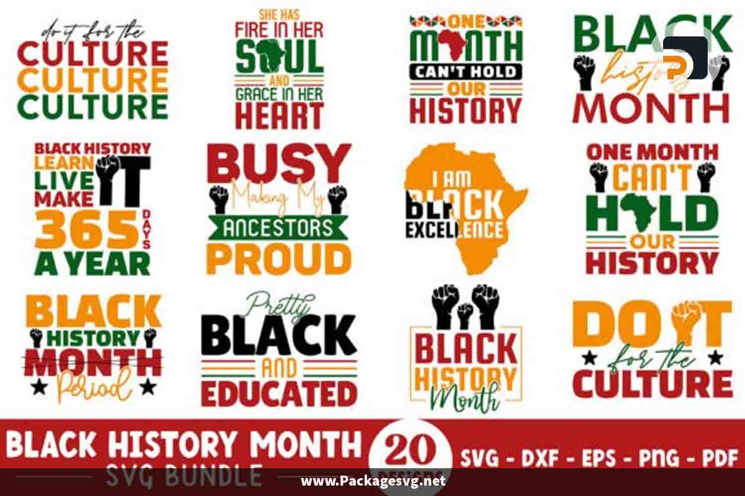 Black History Month SVG Bundle