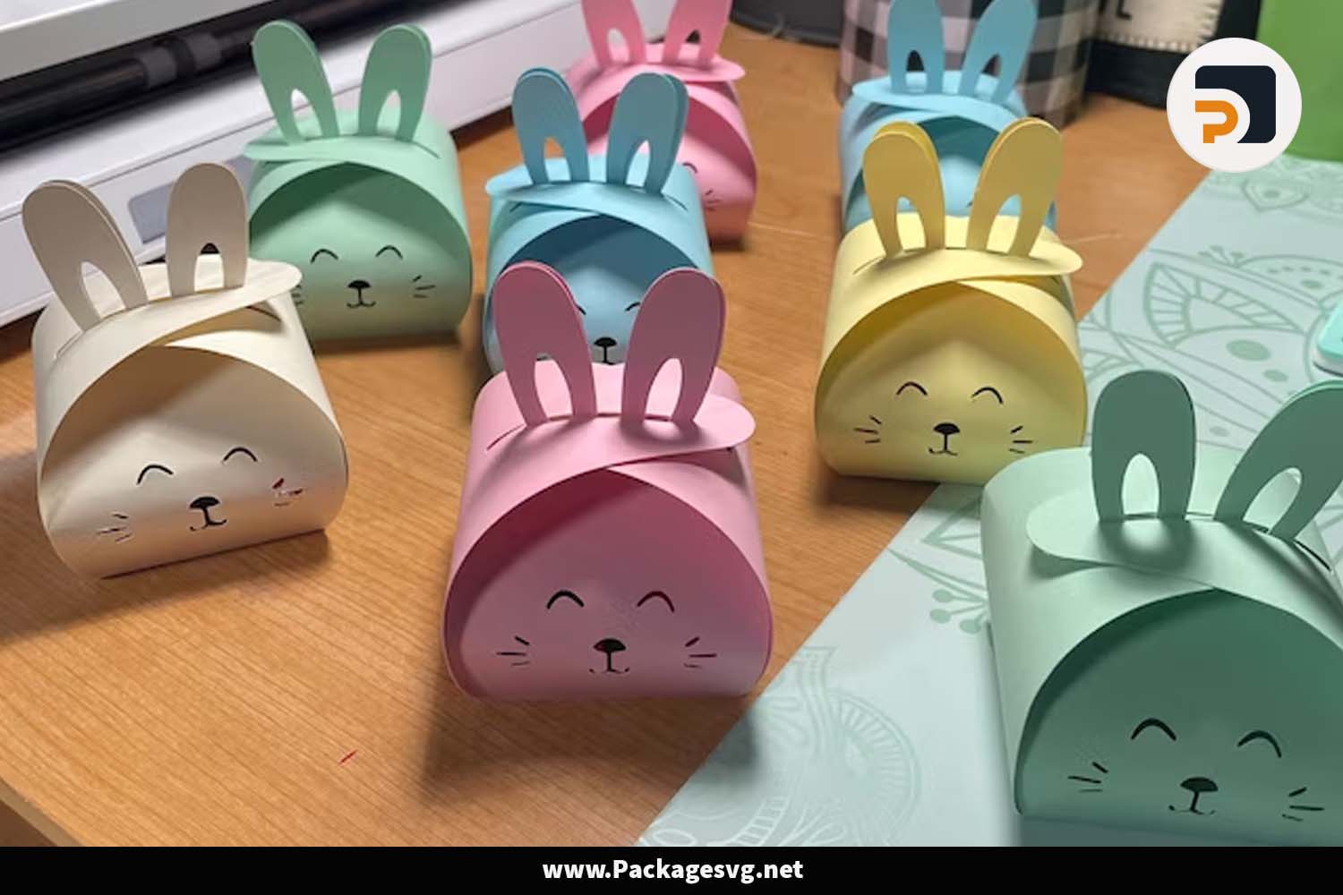 Bunny Easter Box SVG