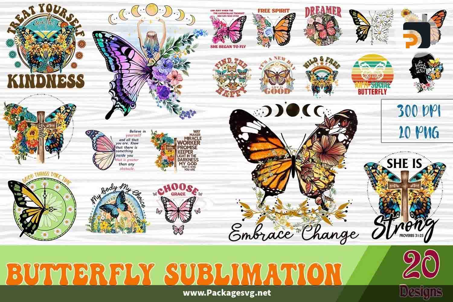 Butterfly Sublimation Bundle