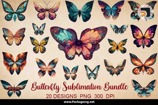 Butterfly Sublimation Bundle