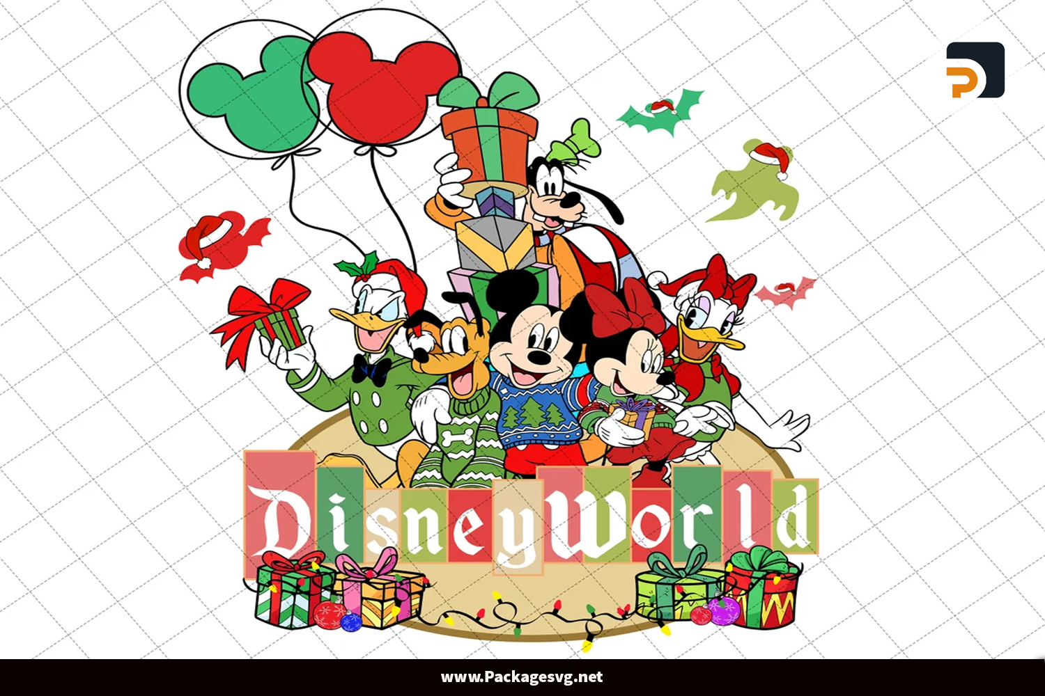 Christmas Disney World PNG