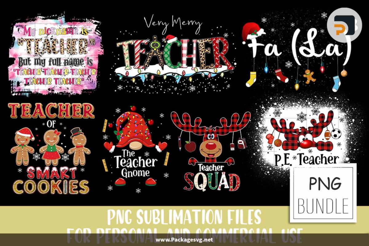 Christmas Teacher Life Bundle