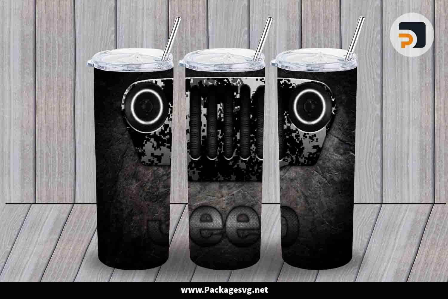 Dark Jeep Sublimation PNG