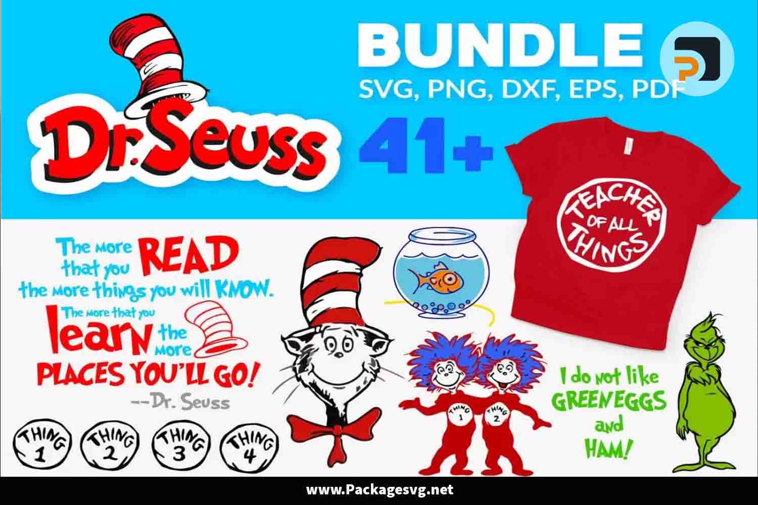 Dr. Seuss SVG Bundle