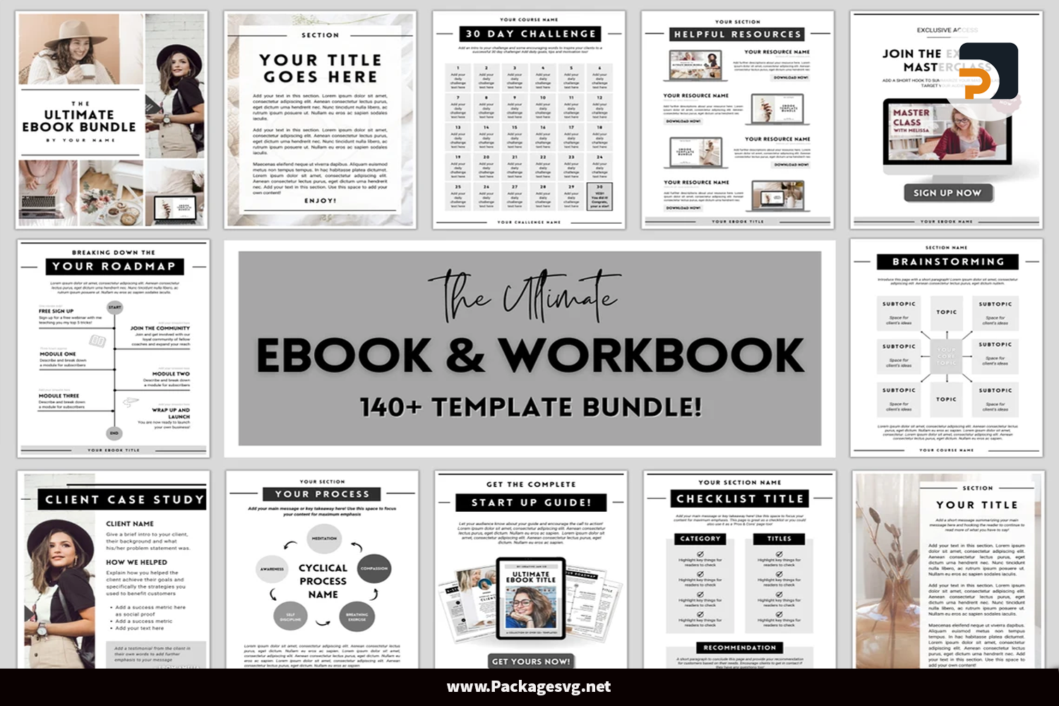 EBook Workbook Template Canva