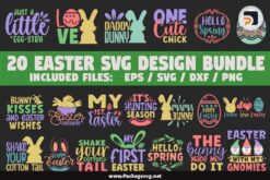 Easter Colors SVG Bundle