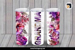 Grandma Pink Red Purple Flower PNG