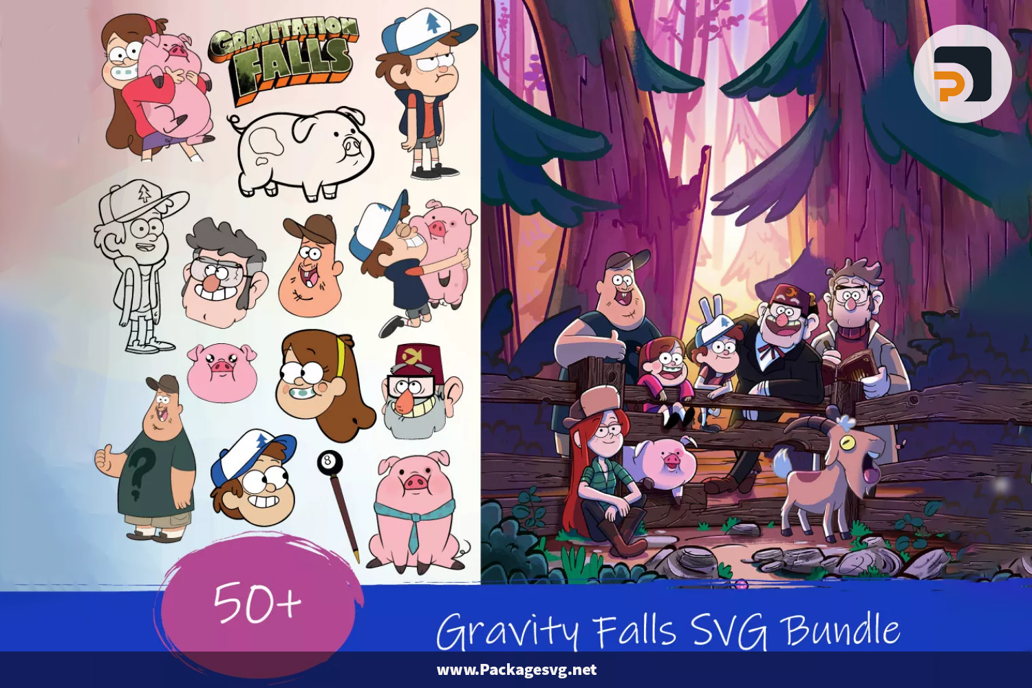 Gravity Falls SVG Bundle