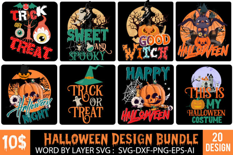 80 Design Printable Halloween T-Shirt||||||||