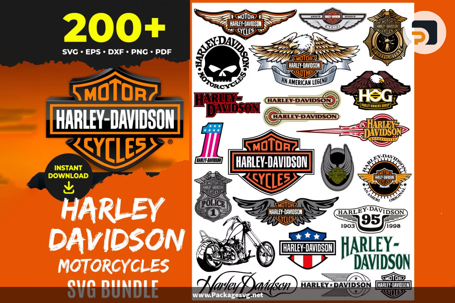 Harley Davidson SVG Bundle