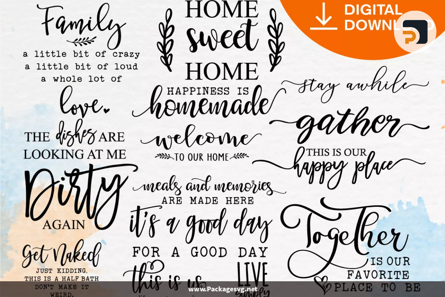 Home Quotes SVG Bundle