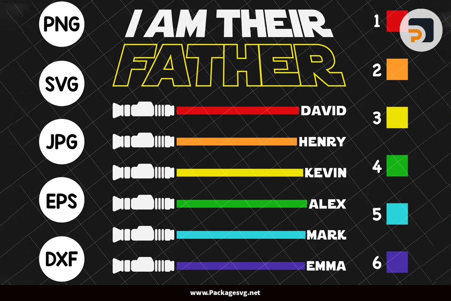 I Am Their Father SVG