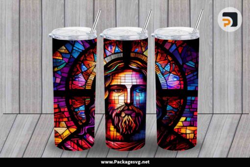 Jesus Colors Glasses Sublimation PNG