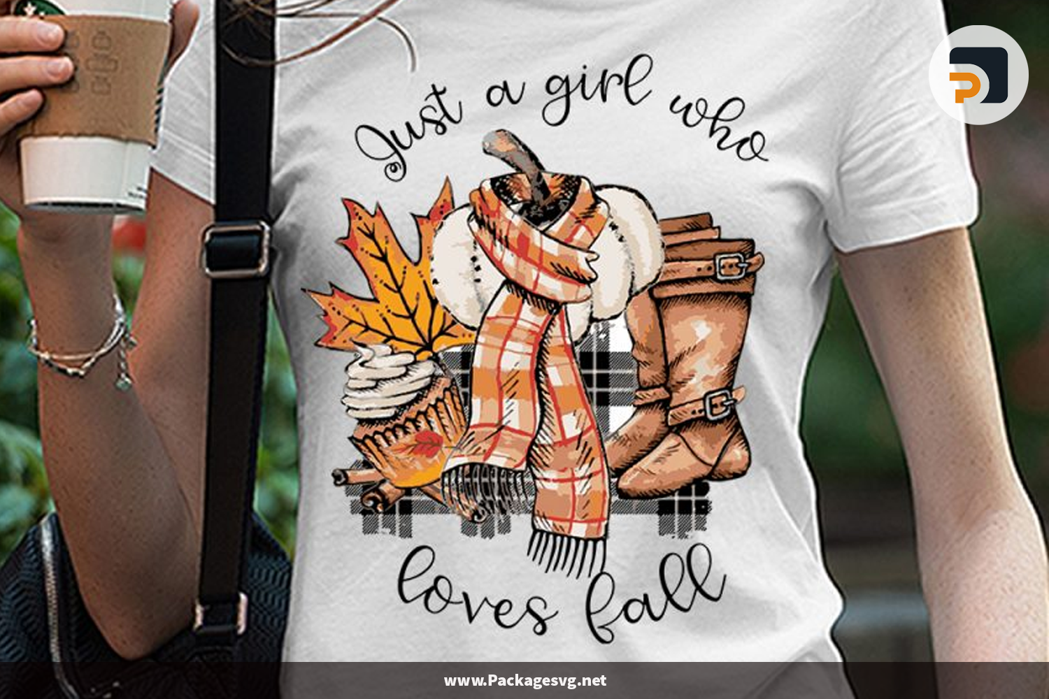 Just A Girl Who Loves Fall SVG PNG EPS DXF