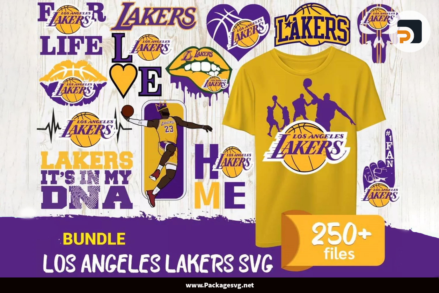 Los Angeles Lakers SVG Bundle