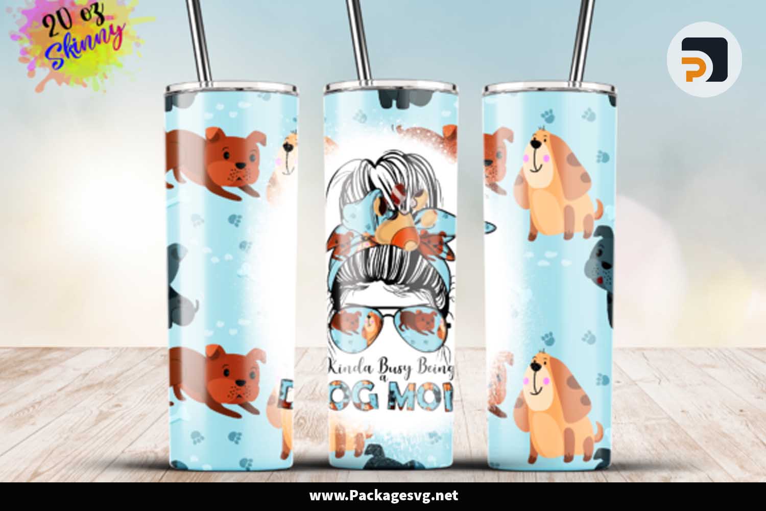 20 Oz Skinny Tumbler Template LDVG1XUG||