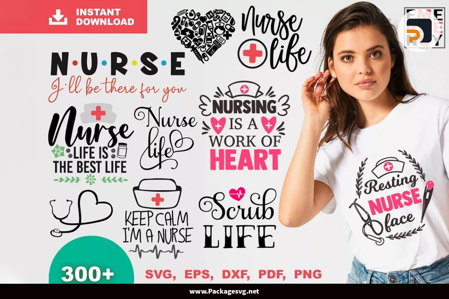 Nurse SVG Mega Bundle