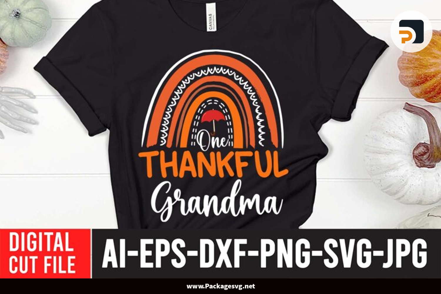 One thankful grandma SVG PNG JPG DXF EPS AI