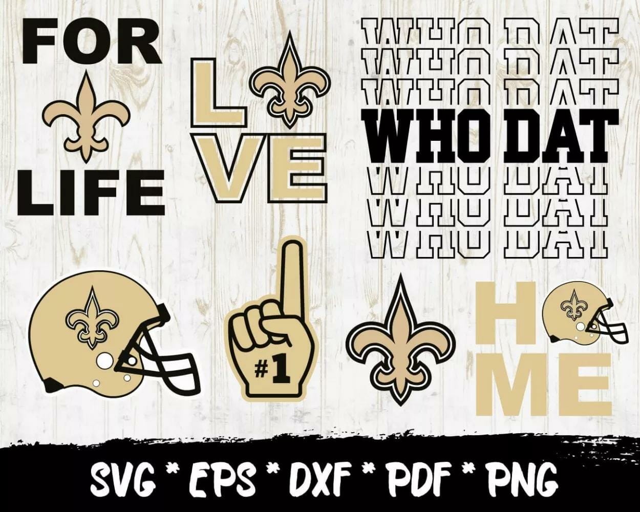 New Orleans Saints Girl Svg Dxf Eps Png file – lasoniansvg