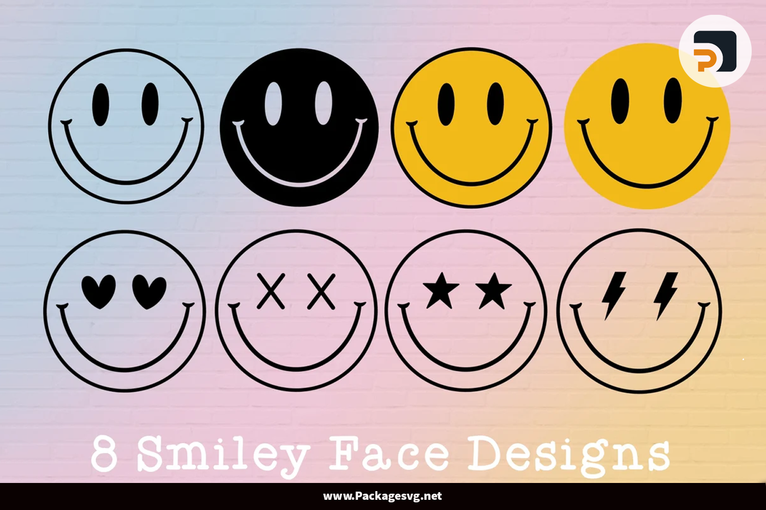 Smiley Face SVG PNG