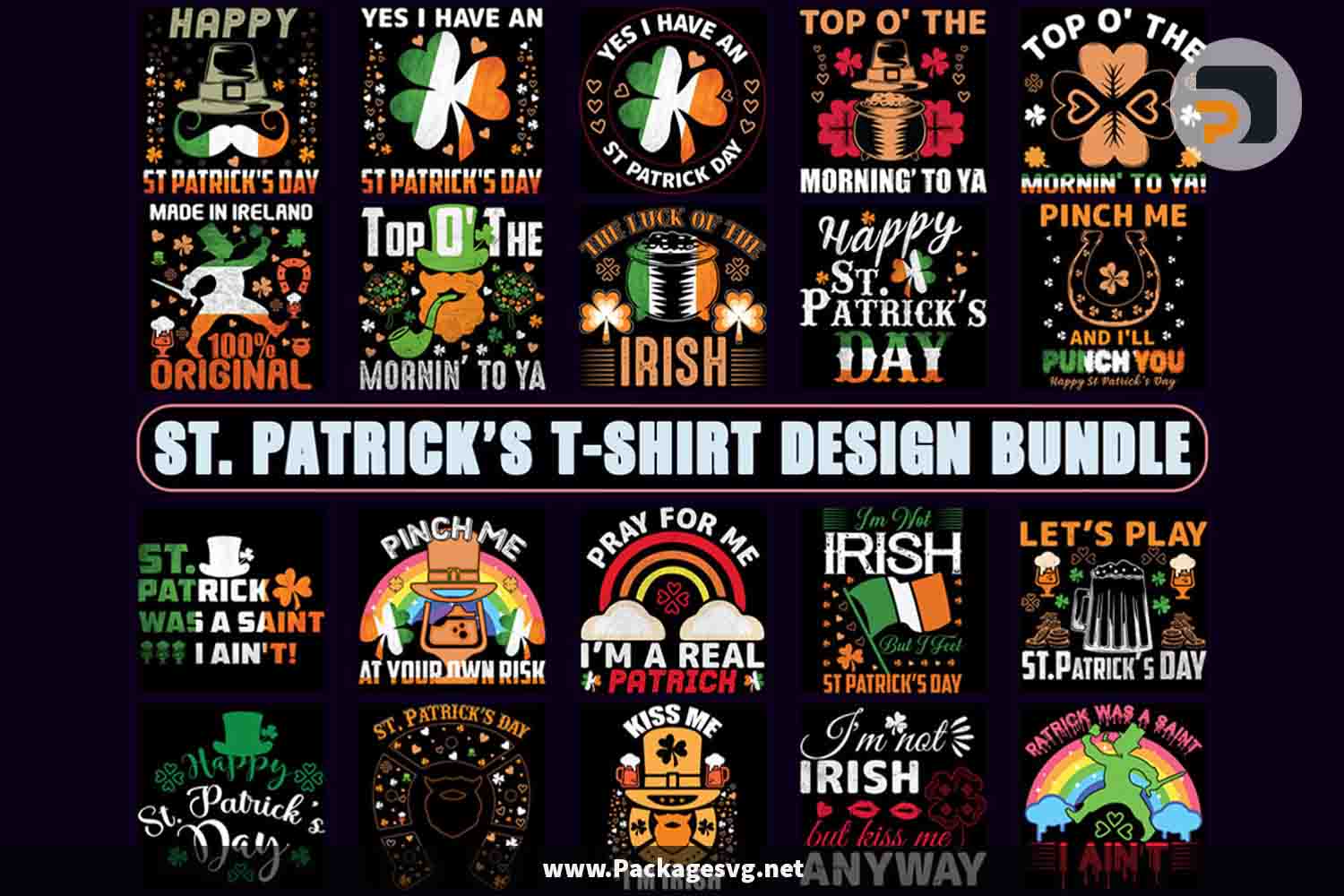 St Patrick's T-Shirt Design Bundle