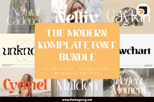 The Modern Komplate Font Bundle