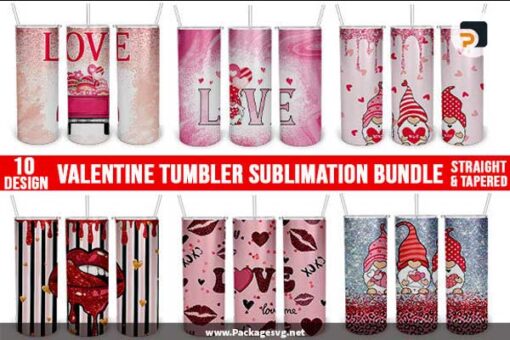 Valentine Tumbler Sublimation Bundle