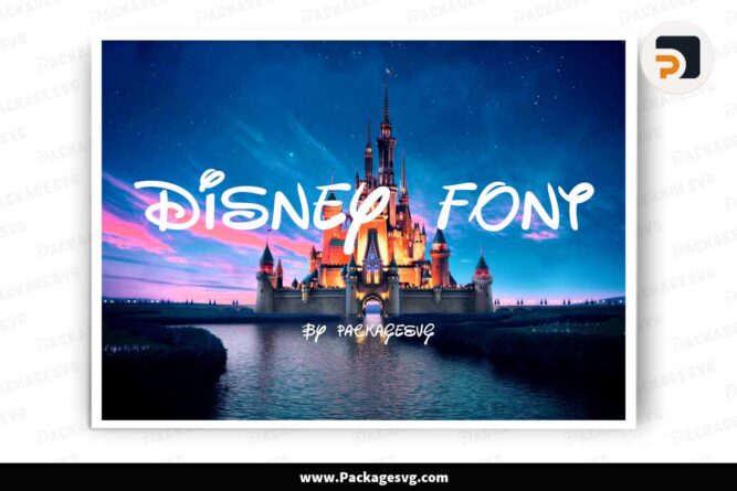 Disney Font TTF File Digital Download LITPWHLP