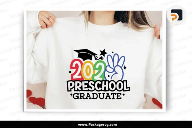 2023 Preschool Graduate Svg, Graduation Shirt Design LK9D7QC1