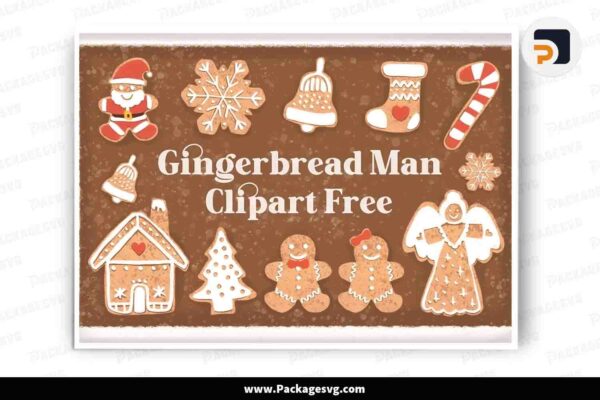 Gingerbread Man Clipart Free Download