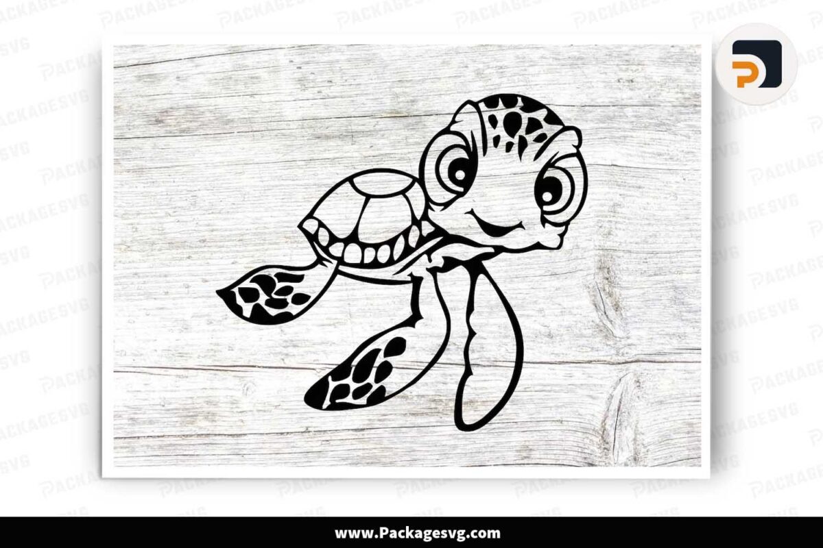 Nemo Squirt Svg, Sea Turtle Design Lk7oakpl - Package Svg