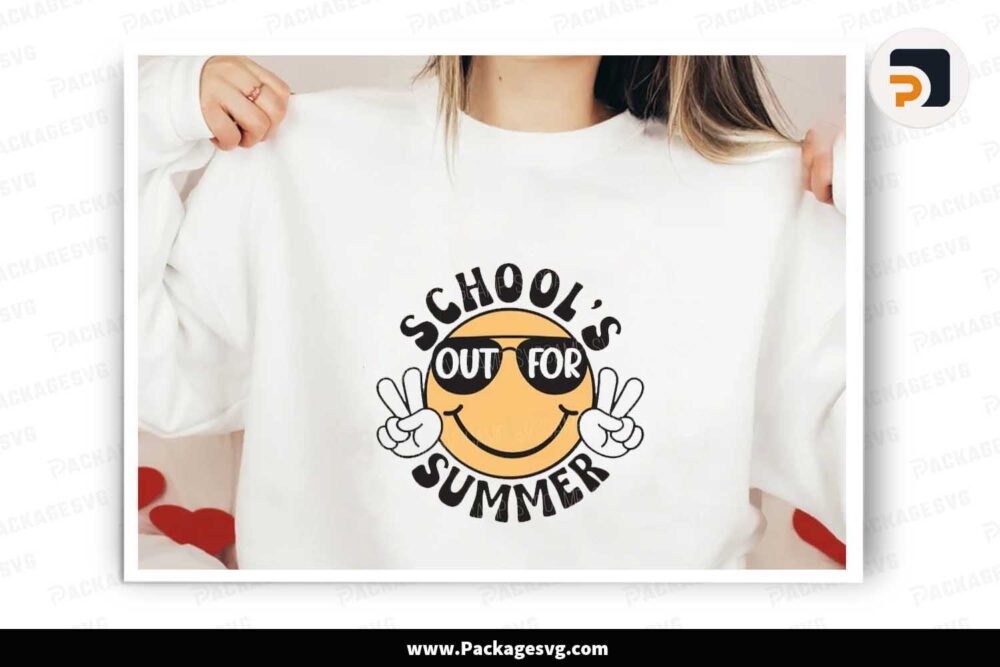 School's Out For Summer svg, Teacher Summer Shirt Design LK9FOWMT