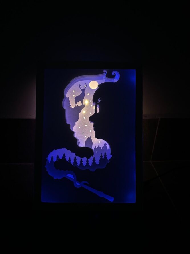 Harry Potter Light Box, 3D SVG Paper Craft LN1JDGGQ