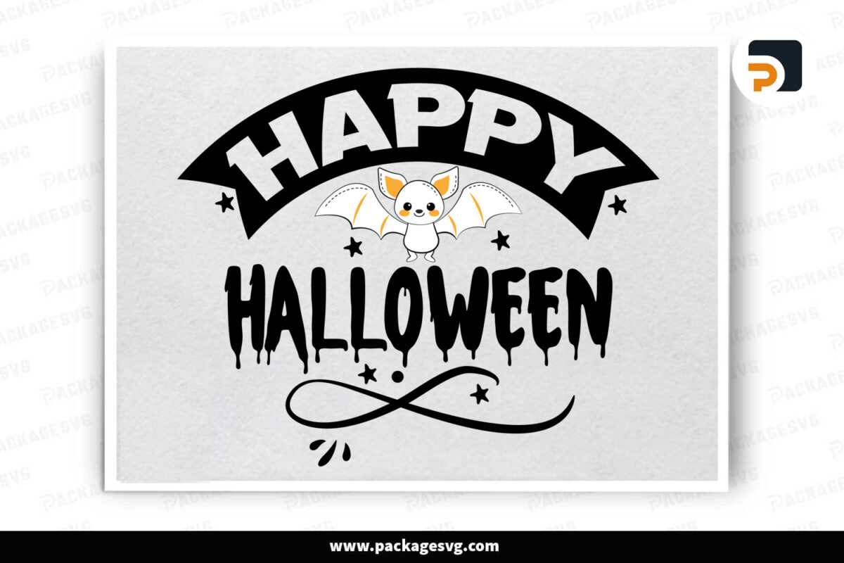 Happy Halloween SVG, Halloween Cut File Free Download
