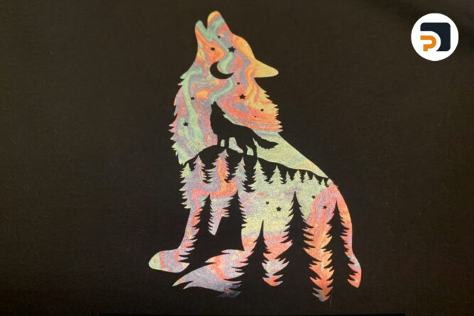 Howling Wolf SVG, Mountain Wolf Design