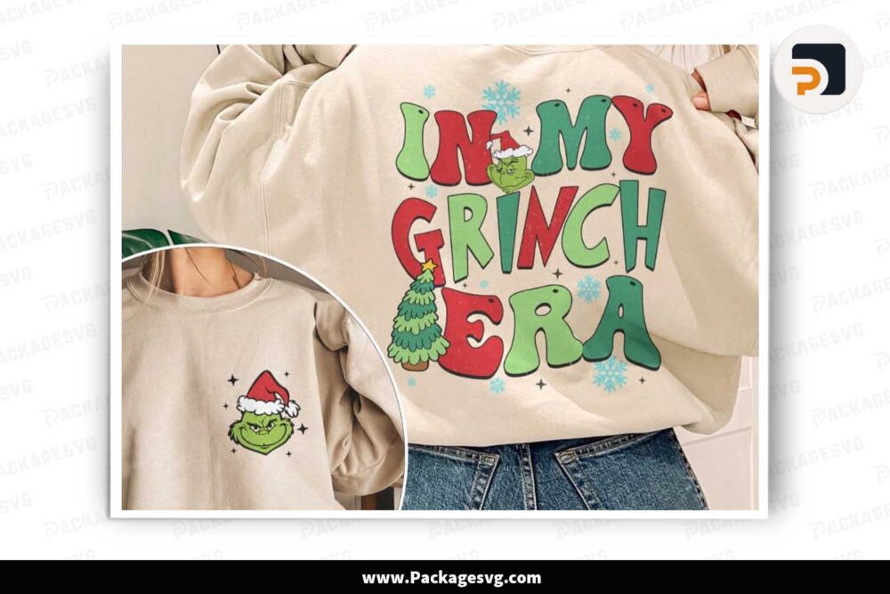 In My Grinch Era SVG, Grinchmas Shirt Design LN9MS536