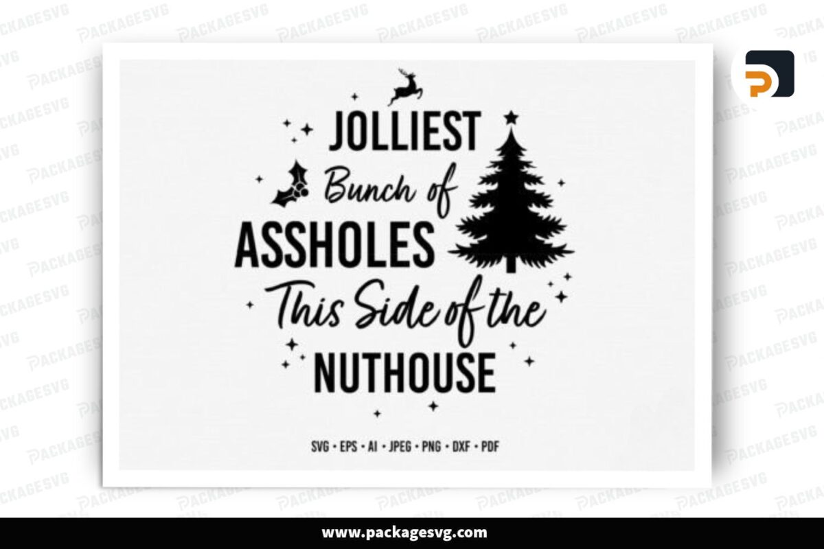 Funny Christmas SVG Digital File Free Download