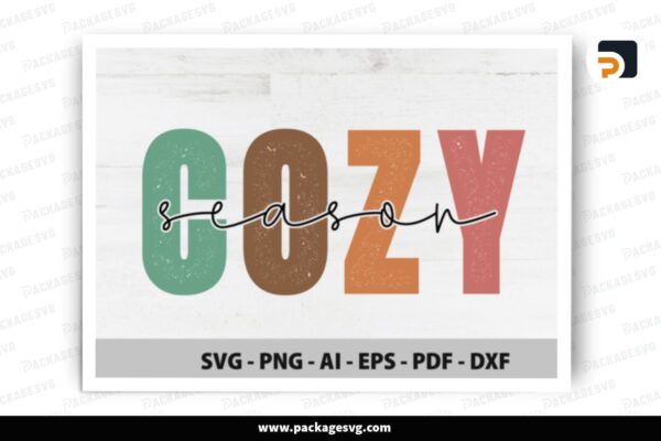 Cozy Season SVG Design Free Download