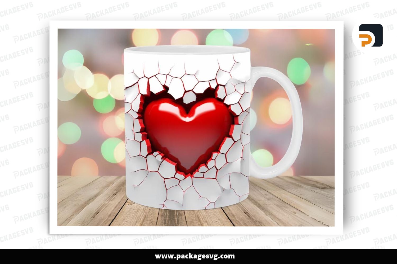 Valentines mug sublimation 11 oz