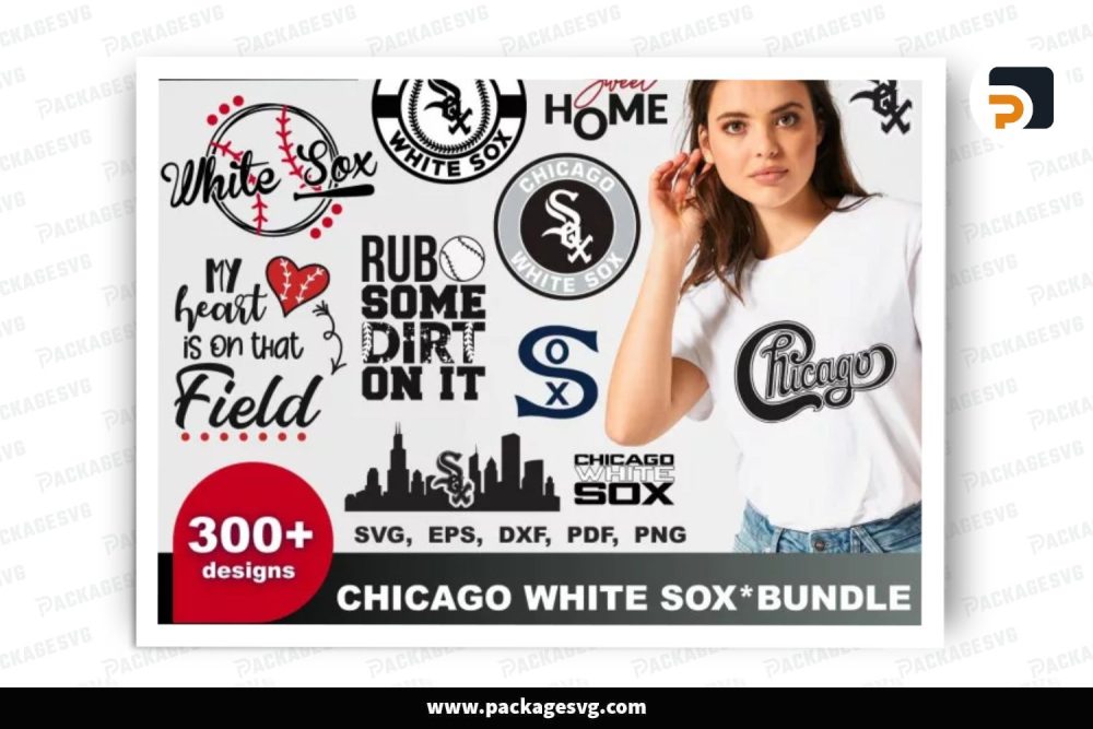 Chicago White Sox SVG Mega Bundle 2 , 300 Baseball Design Files LRYP2UGH (6)