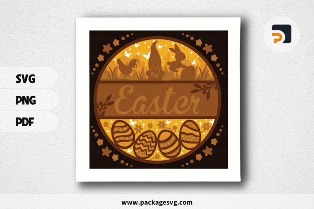 Easter Scene Lightbox, SVG Paper Cut File LRPQ6PHK (2)