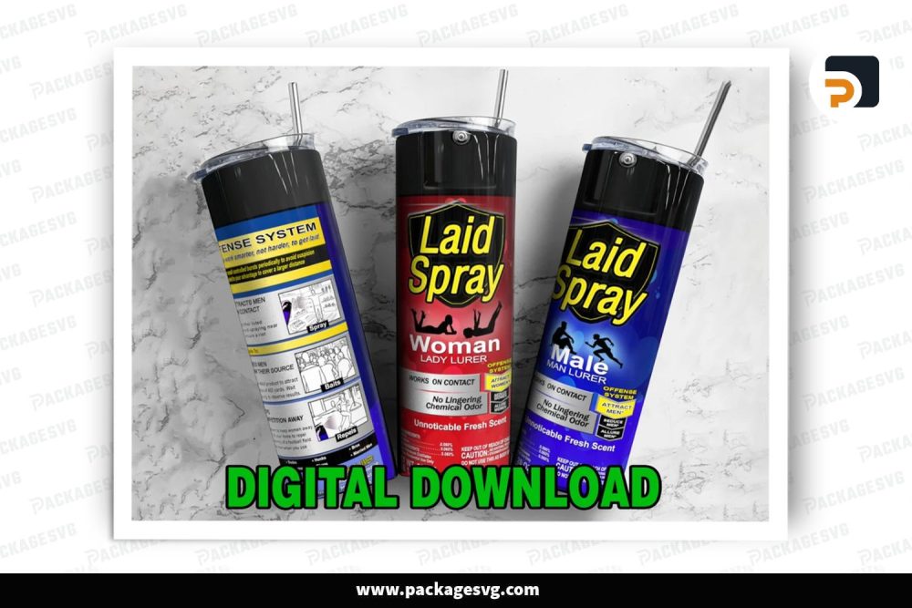 Funny Spray Sublimation Design, 20oz Humor Sarcastic Skinny Tumbler Wrap (5)